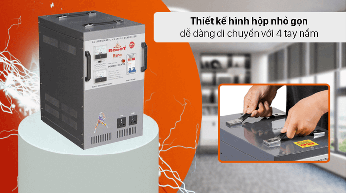 Ổn áp ROBOT 1 Pha 12.5 KVA 150 - Thiết kế