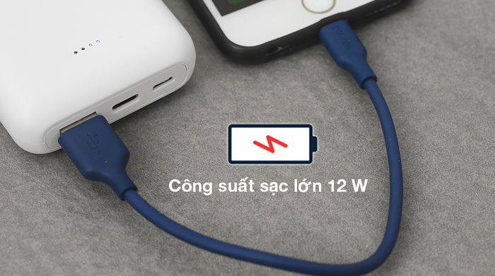 Cáp Lightning 20cm AVA+ DR-L05 - Sạc pin thiết bị di động mạnh mẽ với dòng sạc 12 W