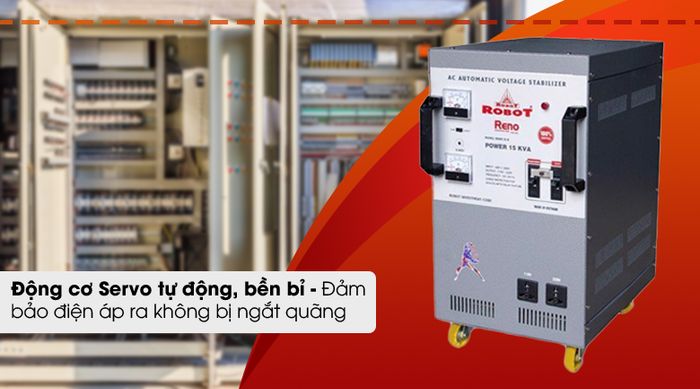 Ổn áp ROBOT 1 Pha 15 KVA 90 - Động cơ