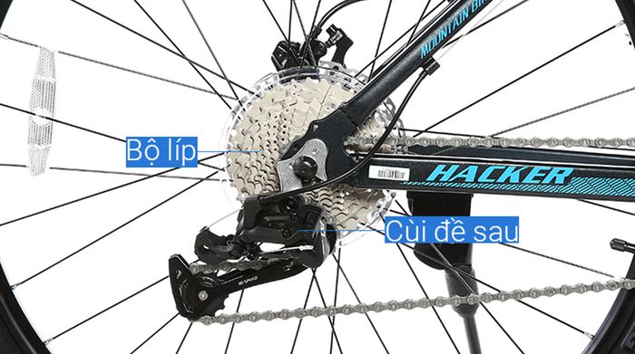 Xe đạp địa hình MTB XDS Hacker 800 27.5 inch Size XS