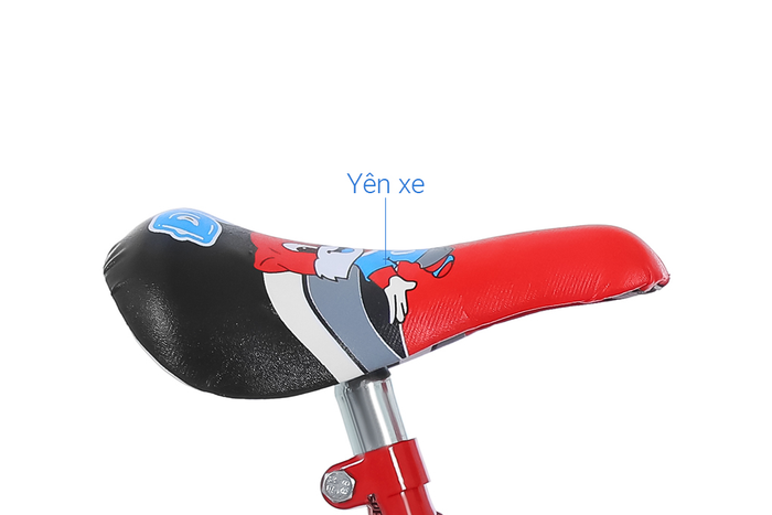 Xe Đạp Trẻ Em Đại Phát Tài Mèo 12 inch - Yên xe