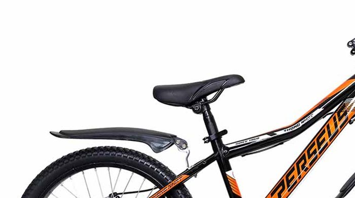Xe đạp địa hình MTB Thống Nhất MTB 20-04 20 inch Cam có yên xe thoải và tấm chắn bùn