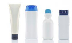 Skincare bottles without labels
