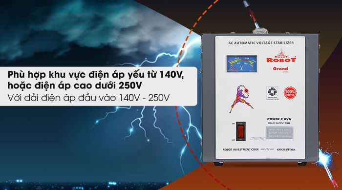 Ổn áp Robot GR02K140 - Dải điện áp