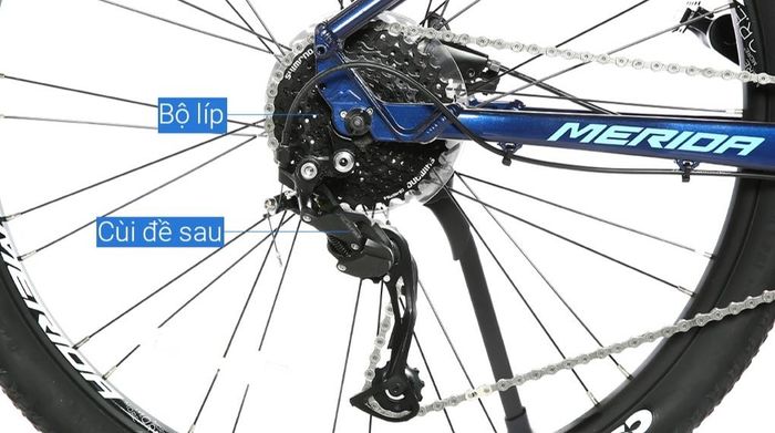 Xe đạp địa hình MTB Merida Duke 600 27.5 inch Size S - Bộ truyền động