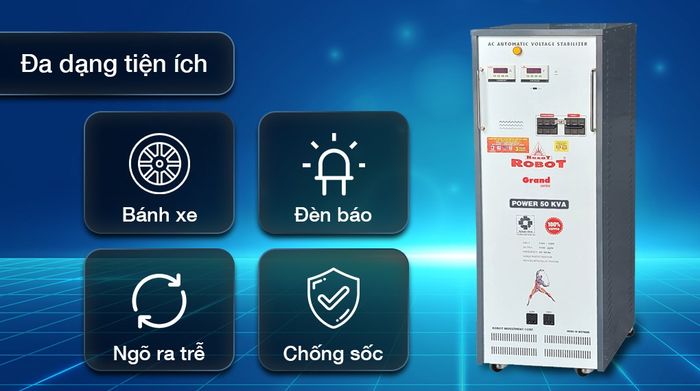 Ổn áp Robot 1 pha 50KVA 150