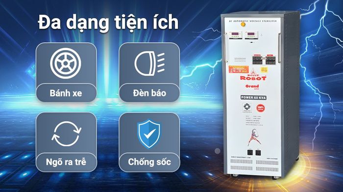 Ổn áp Robot 1 pha 60KVA 150