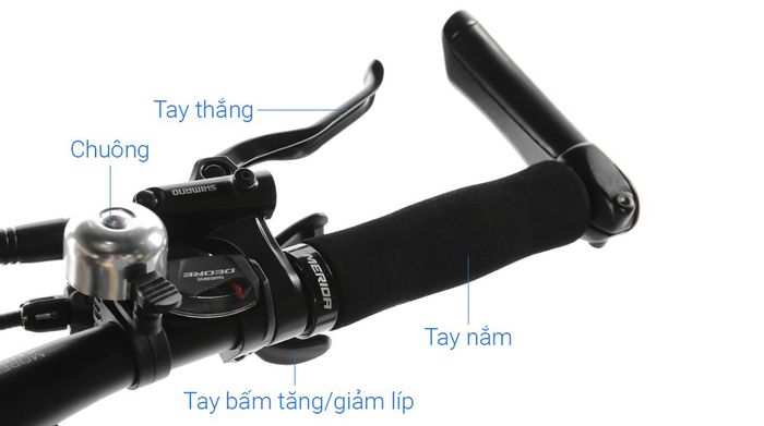 Xe đạp địa hình MTB Merida Challenger 300 27.5 inch Size M - Ghi đông không sừng linh hoạt