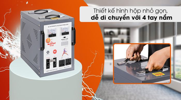 Ổn áp ROBOT 1 Pha 5KVA GR05K140 - Thiết kế