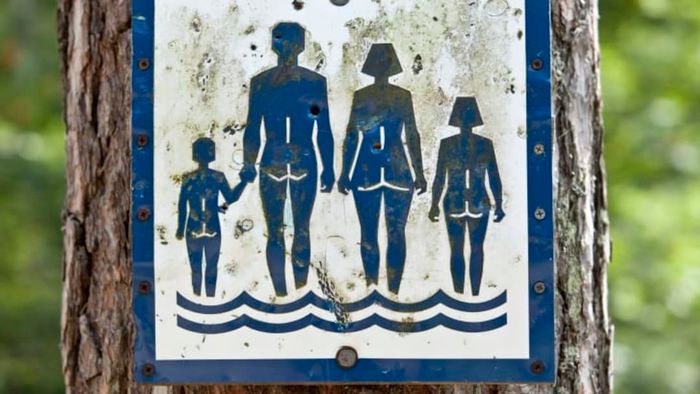 Nudist destinations often cater to families.