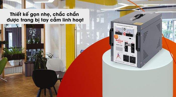 Ổn áp ROBOT 1 Pha 3KVA GR03K140 - thiết kế