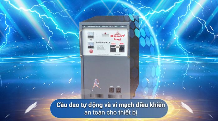 Ổn áp Robot 1 pha 20KVA 90
