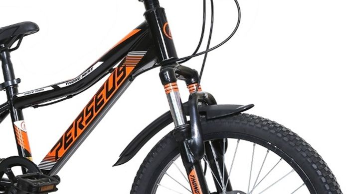 Xe đạp địa hình MTB Thống Nhất MTB 20-04 20 inch Cam có phuộc giảm xóc hiệu quả