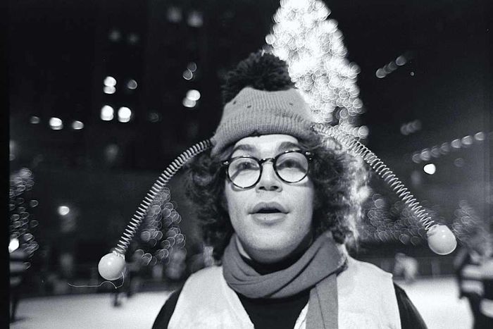 Saturday Night Live Bumble Bee Al Franken ice skating at Rockefeller Center