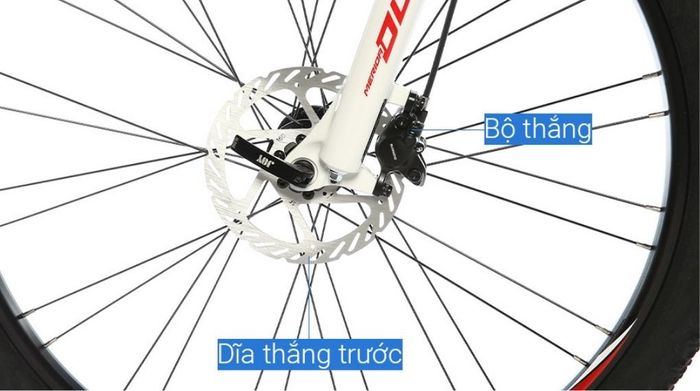 Xe đạp địa hình MTB Merida Duke 300 27.5 inch Size M - Phanh