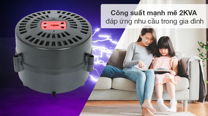 Biến thế tròn Robot 2000VA RT1P2000A - Công suất