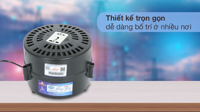 Gọn gàng, dễ bố trí - Biến thế tròn Robot 1000VA RT1P1000A