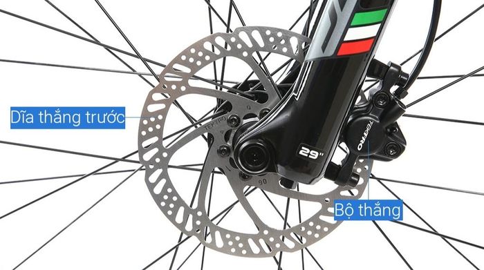 Xe đạp địa hình MTB Java 650B-FURIA-SUS-9S 27.5 inch Size M - Phanh