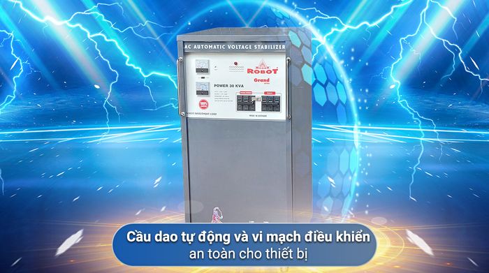 Ổn áp Robot 1 pha 30KVA 90