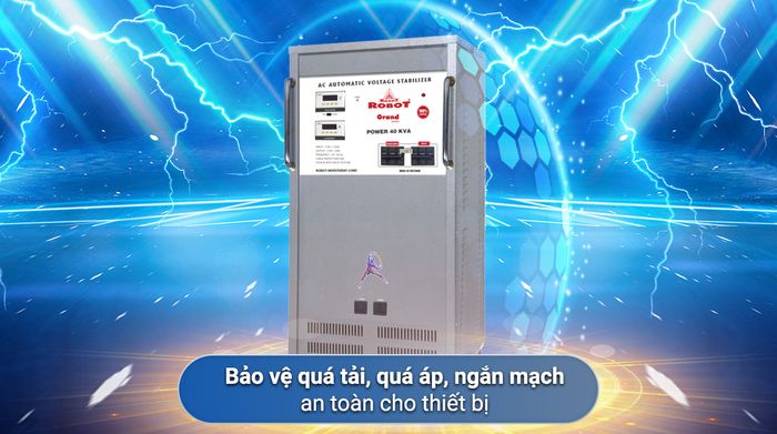Bảo vệ quá tải, quá áp, ngắn mạch