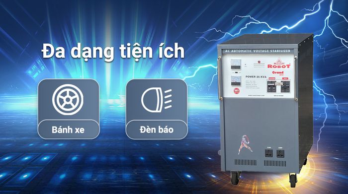 Ổn áp Robot 1 pha 25KVA 150