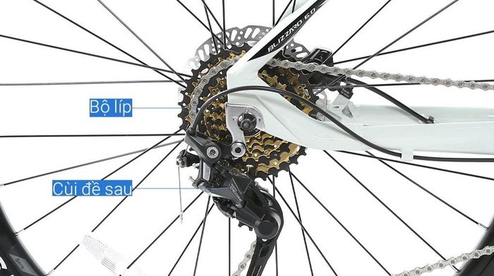 Xe đạp địa hình MTB Pacific BLIZZARD 6.0 27.5 inch - Bộ truyền động
