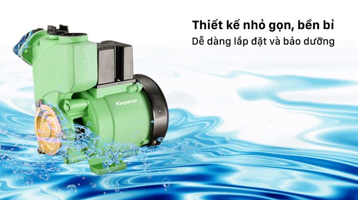 Máy bơm nước chân không Kangaroo KGWP125 125W - Thiết kế nhỏ gọn