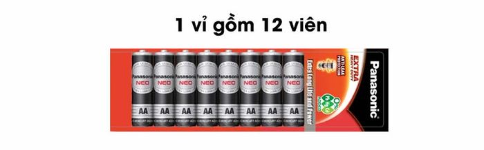 Pin AA 12 viên Manganese Panasonic R6NT-12H