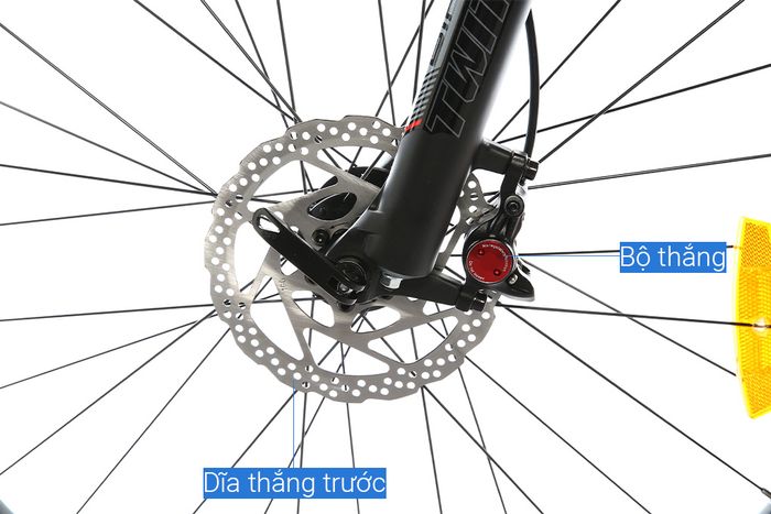 Xe đạp địa hình MTB Twitter Blackhawk Pro 27.5 inch Size M - Phanh