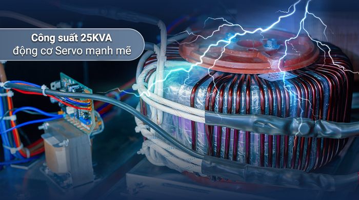 Ổn áp Robot 1 pha 25KVA 150