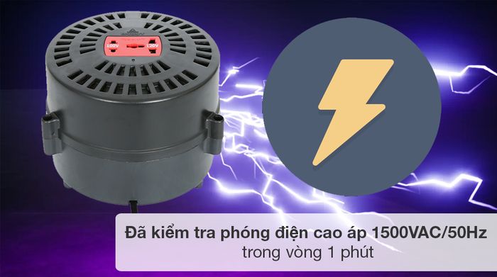 Biến thế tròn Robot 2000VA RT1P2000A - Tính năng an toàn
