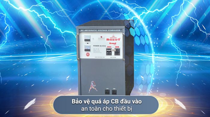 Ổn áp Robot 1 pha 25KVA 150