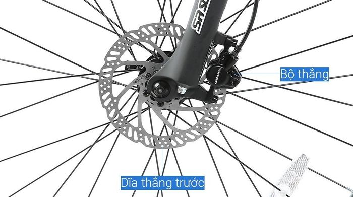 Xe đạp địa hình MTB Pacific BLIZZARD 6.0 27.5 inch - Phanh