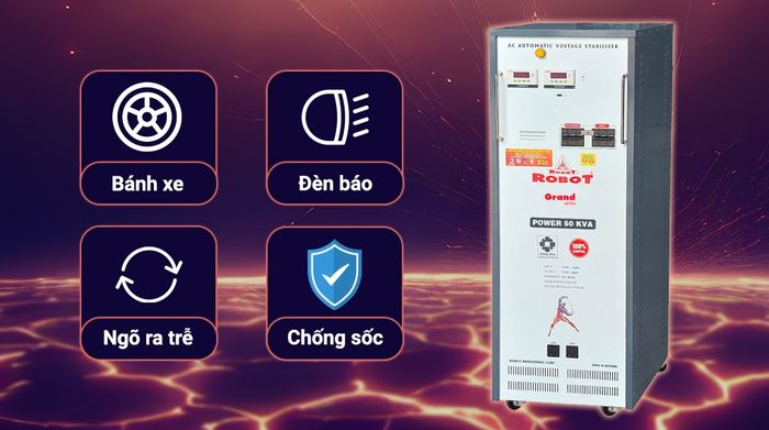 Ổn áp Robot 1 pha 50KVA 90