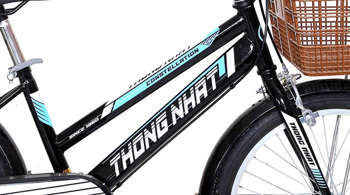 Xe đạp trẻ em Thống Nhất GN 06 20 20 inch Đen có sườn xe chắc chắn