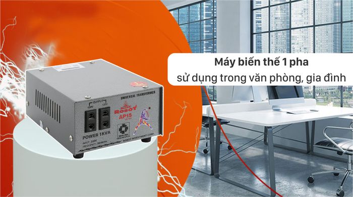 Biến thế Robot 3K - AP15 UT1P3000A - Máy biến thế 1 pha