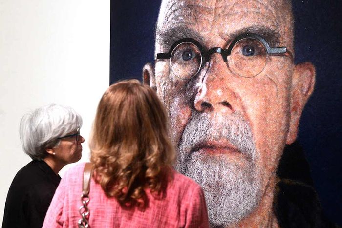 Portrait from Chuck Close's 