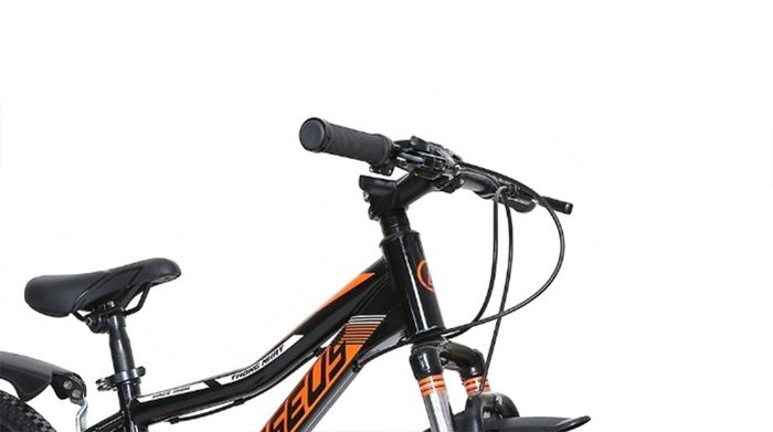 Xe đạp địa hình MTB Thống Nhất MTB 20-04 20 inch Cam có ghi đông ngang gọn gàng