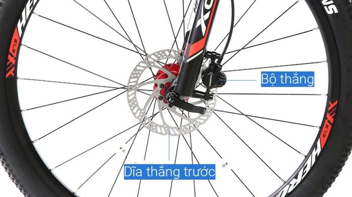 Xe đạp địa hình MTB XDS Hero 380 27.5 inch Size M - Phanh