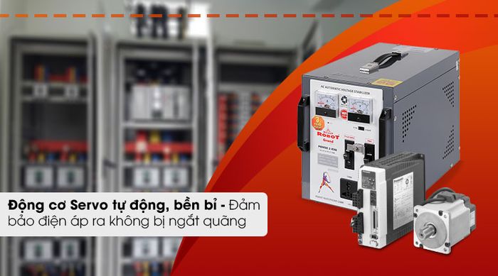 Ổn áp ROBOT 1 Pha 3KVA GR03K140 - Động cơ Servo