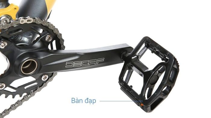 Xe đạp địa hình MTB Java 650B-FURIA-SUS-9S 27.5 inch Size M - Bàn đạp