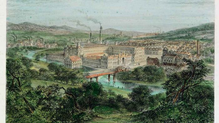 Saltaire, Yorkshire, 19th century.