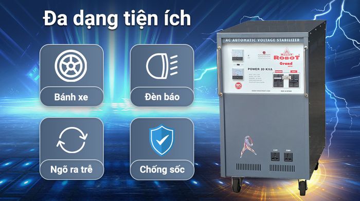 Ổn áp Robot 1 pha 20KVA 150