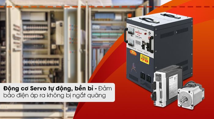 Ổn áp ROBOT 1 Pha 10KVA GR10K090 - Động cơ Servo