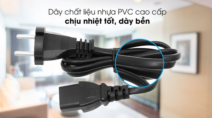 Dây nguồn đa năng Dmax DD-002-BLACK-0.85M - Vỏ dây nguồn Dmax bằng nhựa PVC cao cấp