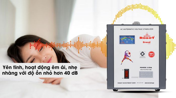 Ổn áp Robot GR02K140 - Độ ồn