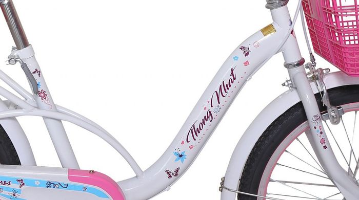Xe đạp trẻ em Thống Nhất Neo 20-03 20 inch Trắng với khung xe bền chắc