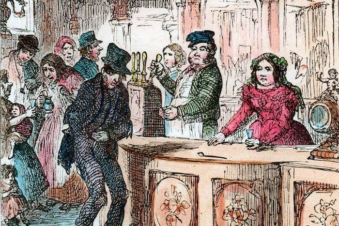 Victorian gin house, 19th century (late 19th or early 20th century).