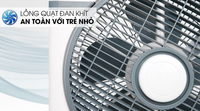 Dùng an toàn - Quạt hộp Midea KYT30-15A Trắng