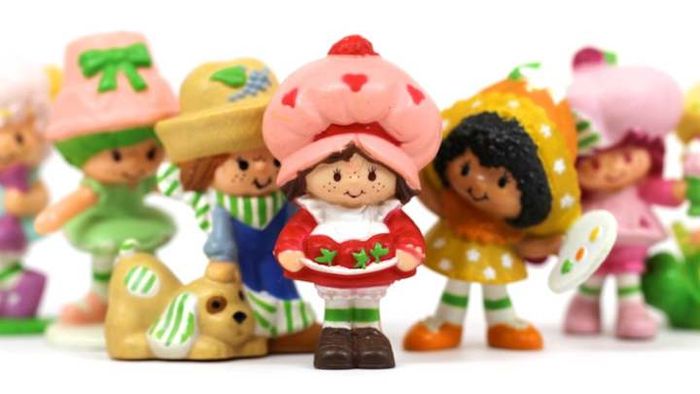 Strawberry Shortcake and her delightful companions.